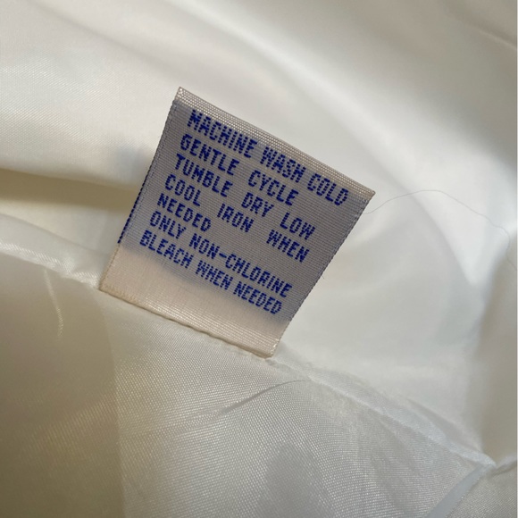 NWT Rare Vintage Boundary Waters Woman’s White 90’s style drawstring Jacket Lrg - Picture 8 of 13